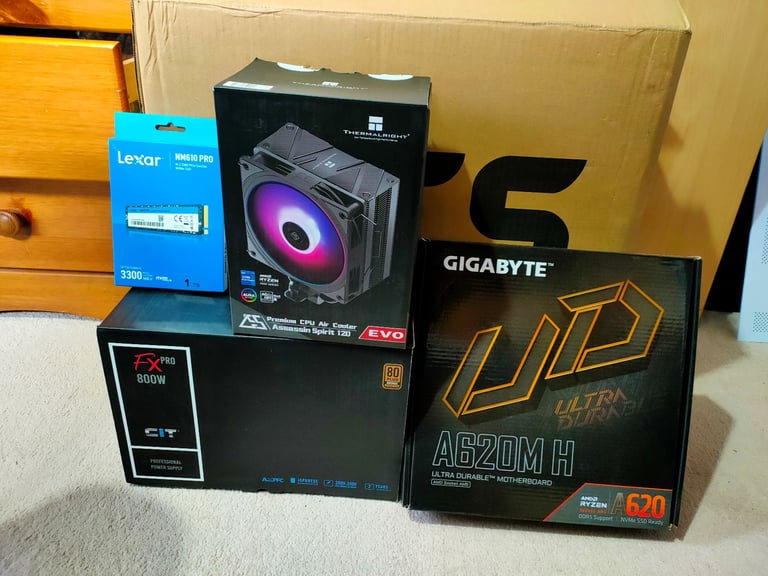 Gaming PC Ryzen 5 8400F, DDR5 32gb, Nvidia RTX 3070 Ti, 1tb NVMe, 800w