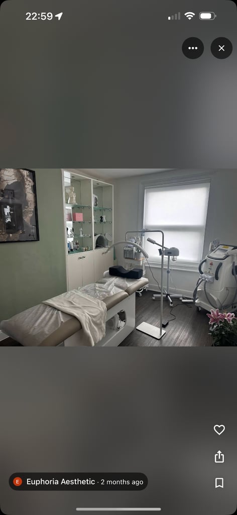 Beauty room in beauty clinic available for rent aesthetic/ therapy /massage 