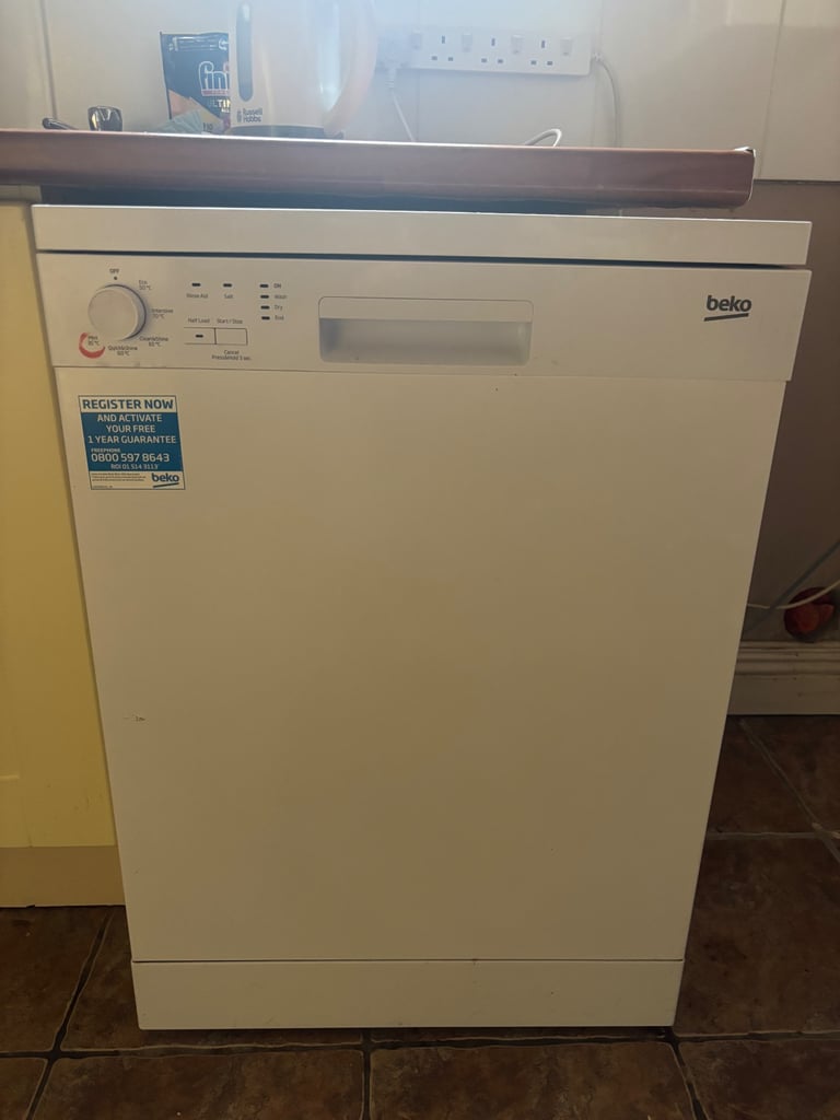 image for Beko white dishwasher 