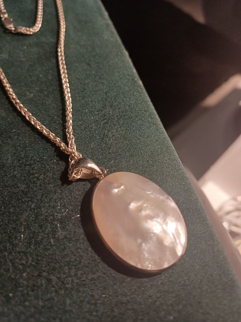 image for Fabulous large Italian Necklace Double sided 