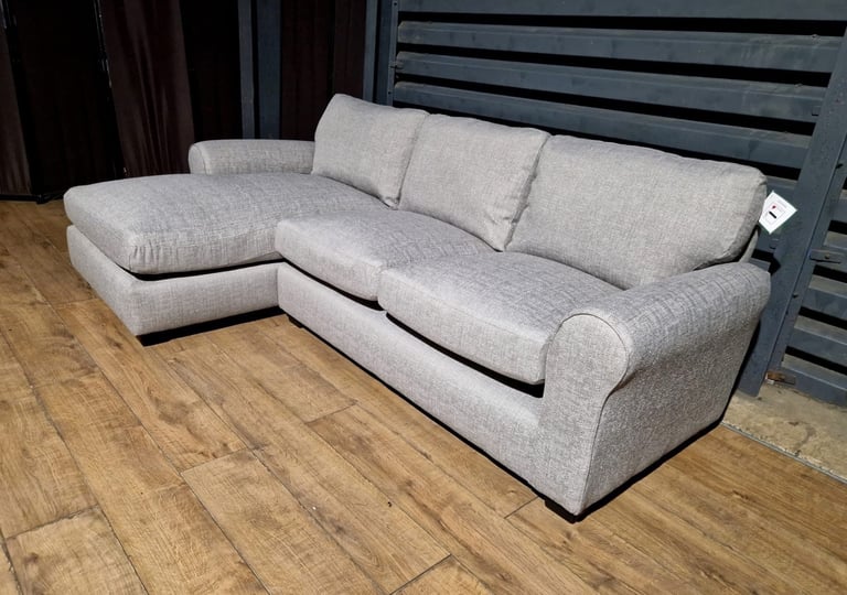 Unused Fabric Corner Sofa - Grey. RRP: £900