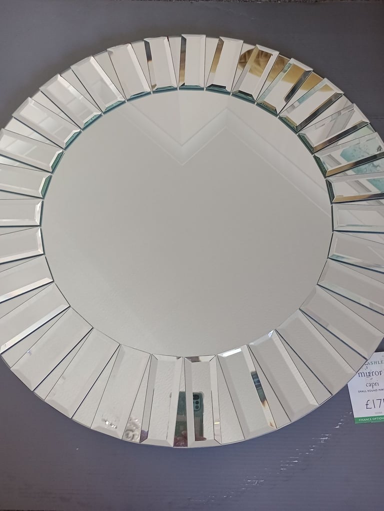 image for Laura Ashley Decorative "Capri" Round Mirror 