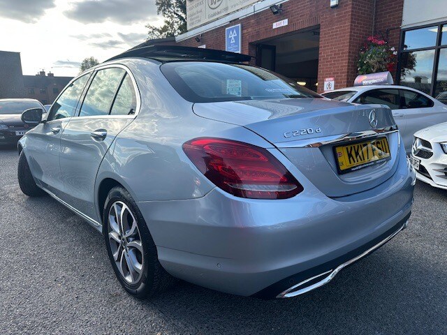 2017 Mercedes-Benz C-Class 2017 17-Reg Mercedes C220d Sport Premium 9G-Tronic Auto,BIG SPEC,PAN R...