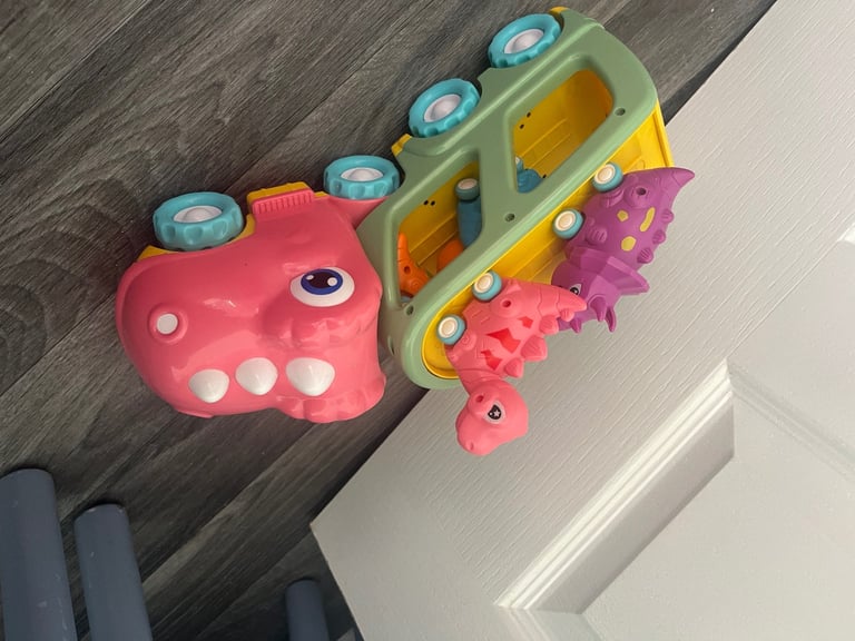 Toy lorry and cars 