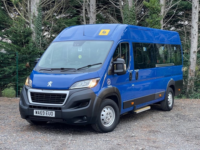 2020 Peugeot Boxer BLUE HDI 440 L4H2 17SEAT MINIBUS LITE NON-D1 with Full width ramp, sensors Min...