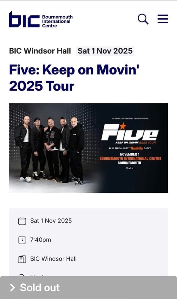 image for Five tickets 