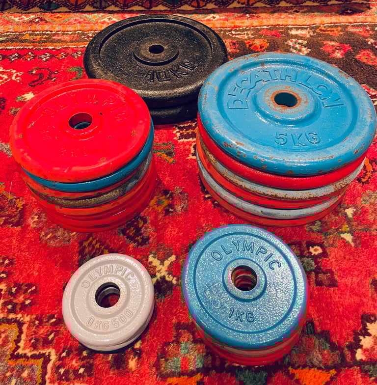 image for Cast iron weight plates