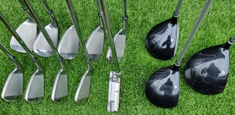 SKYMAX 3-SW, woods 1-3-5, Vantage soft-face putter, SKYMAX trolley bag & EXTRA's