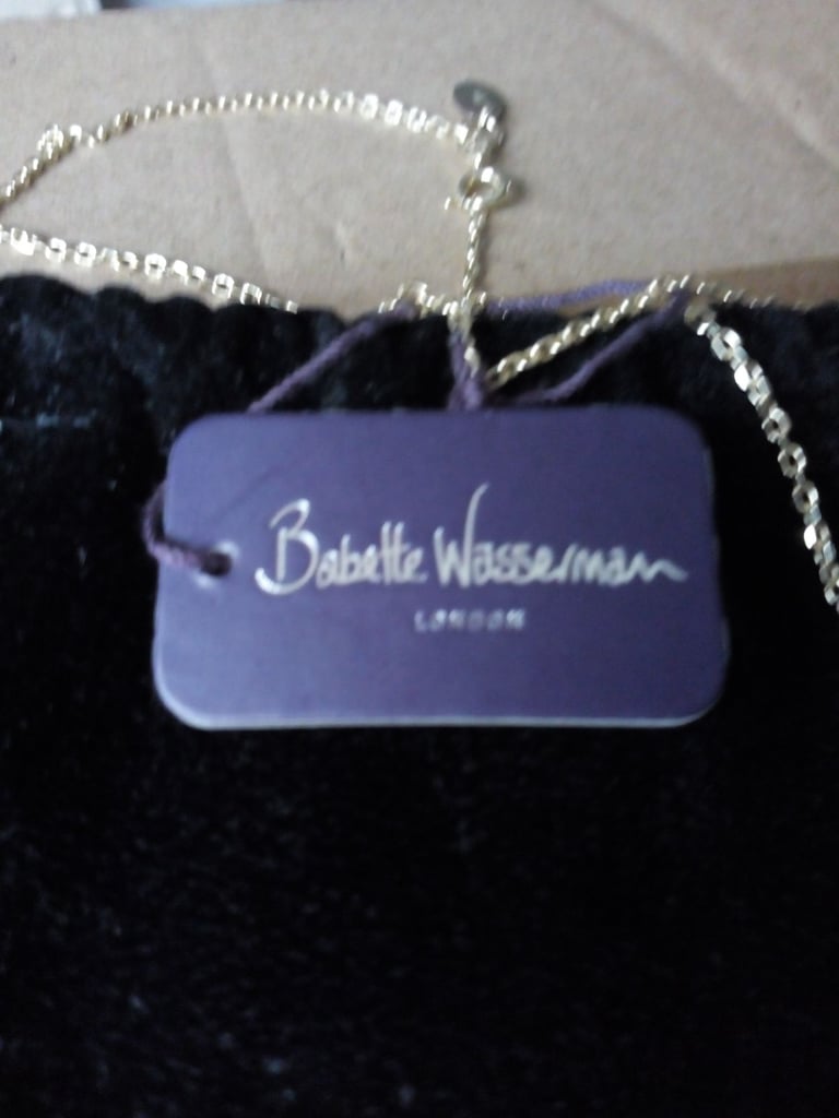 NEW STERLING SILVER NECKLACE BY BABETTE WASSERMAN £69.00