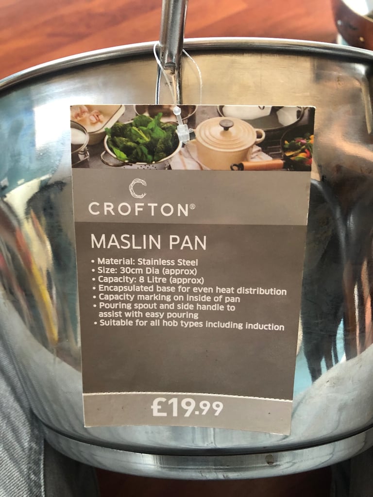 Kilner preserving set and Maslin pan