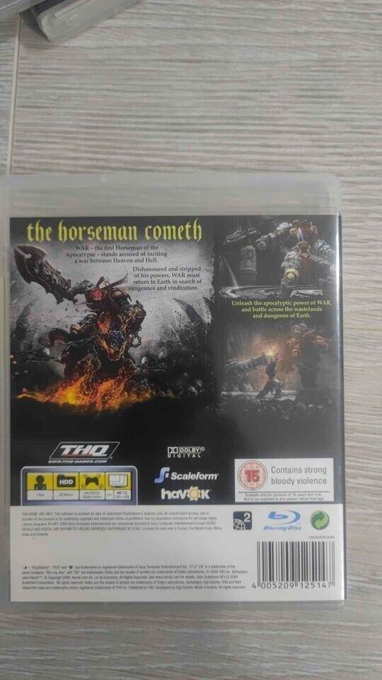 Dark siders PS3 Darksiders playstation 3