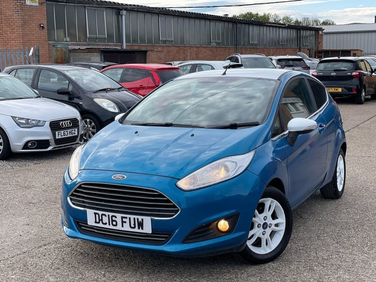 2016 Ford Fiesta 1.0T EcoBoost Zetec Blue Edition Euro 6 (s/s) 3dr HATCHBACK Petrol Manual