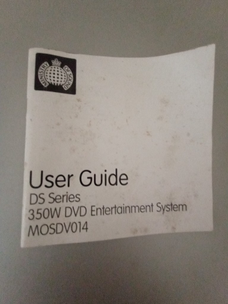 Ministry of Sound. DVD Entertainment System. 350Watt