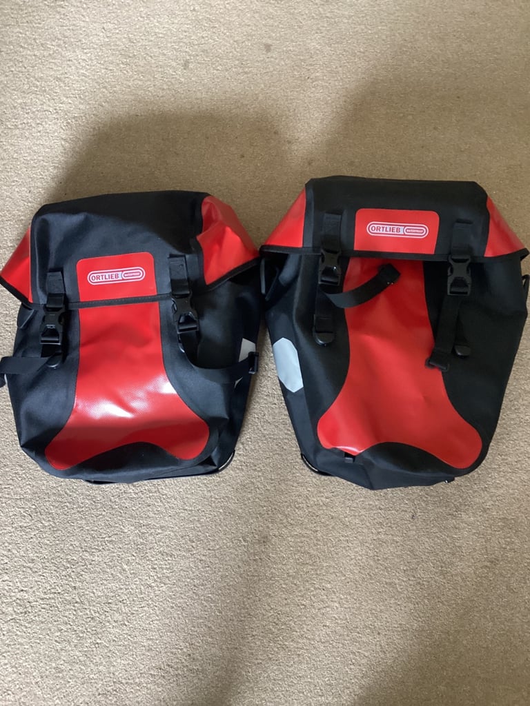 Ortlieb rear pannier bags.