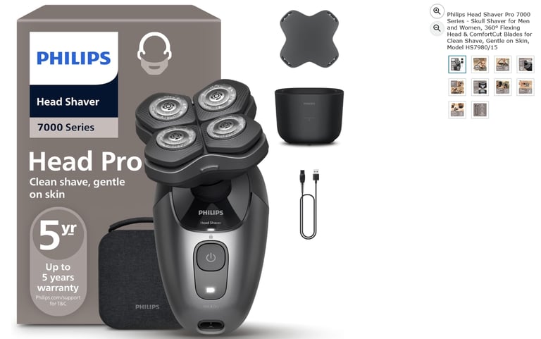 Philips Head Shaver Pro 7000 Series|| Brand new 40% off price 