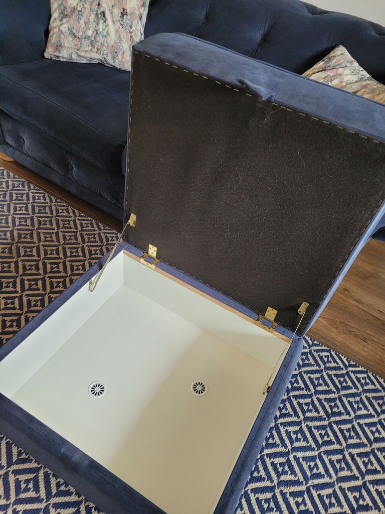 Sofa with stool with storage 