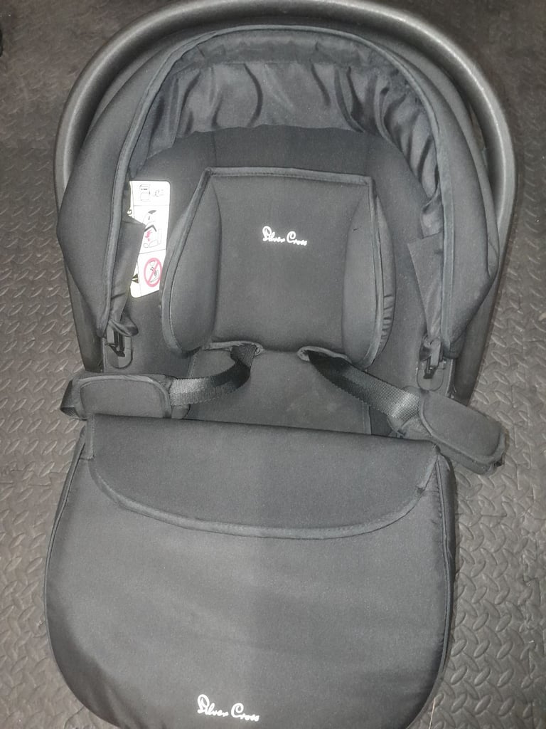 Red and black Silver Cross pram set