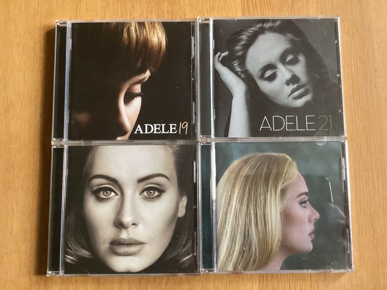 4x Adele CDs/albums - 19, 21, 25 & 30
