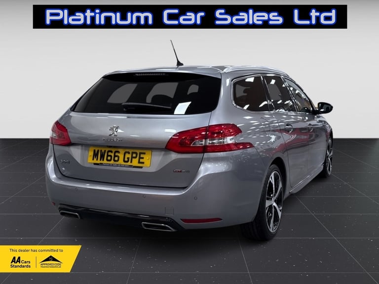 2016 PEUGEOT 308 PURETECH S/S SW GT LINE ESTATE Petrol