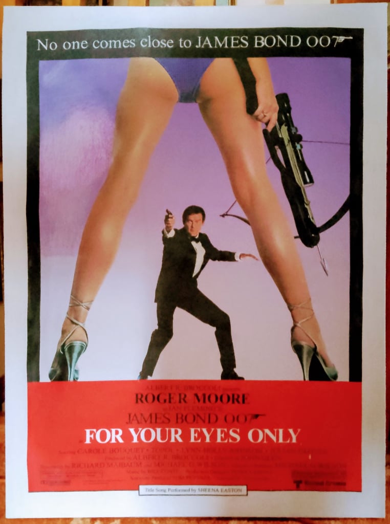 Large James Bond (For your eyes only) canvas print 