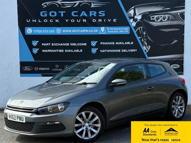2012 Volkswagen Scirocco 2.0 TDI BlueMotion Tech GT DSG Euro 5 (s/s) 3dr (Leather, Nav) COUPE Die...