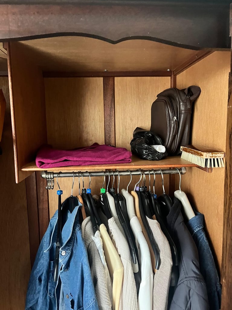 Wooden wardrobe 