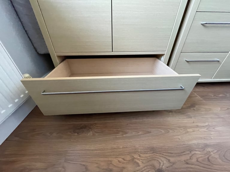 Wardrobe with matching cupboard