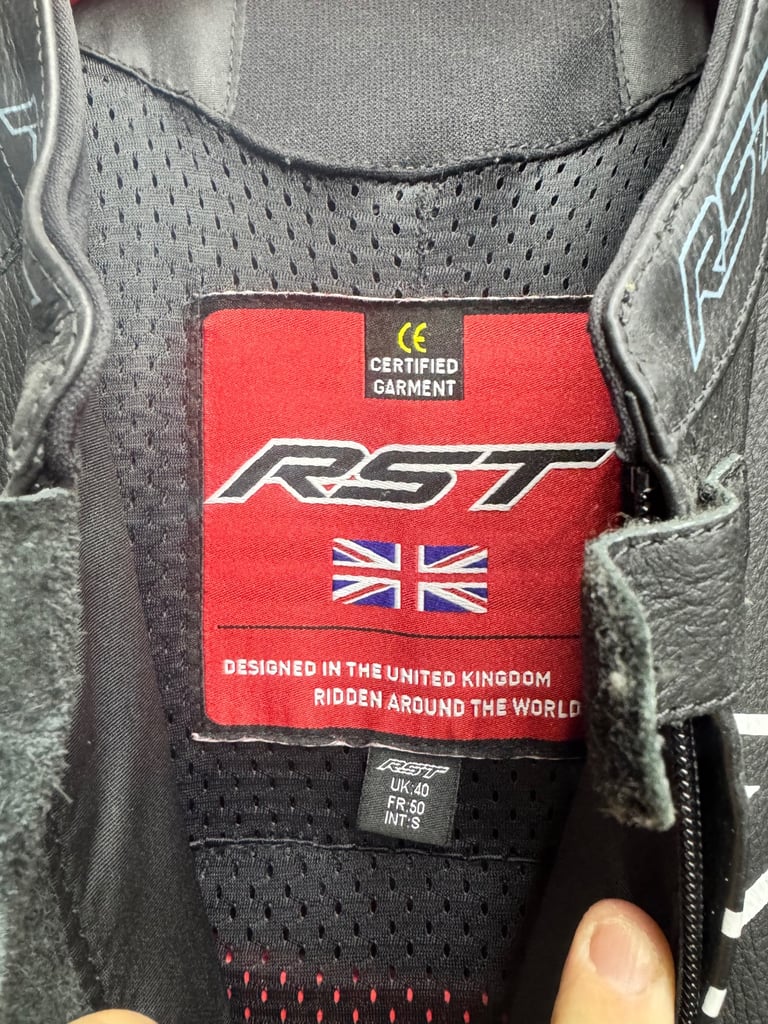 RST leather suit