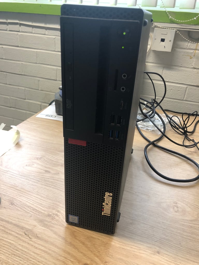 image for Lenovo ThinkCentre desktop PC Intel Core i5 9400 8GB RAM 256 GB SSD windows 11 pro
