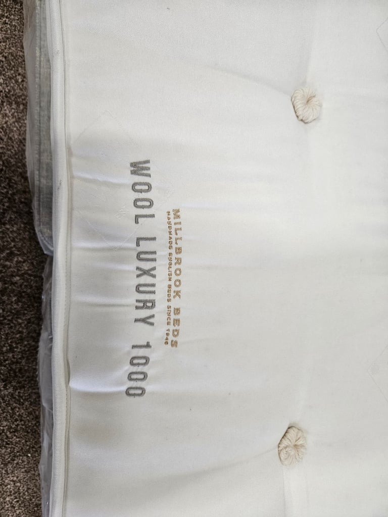 Millbrook Wool Luxury 1000 Pocket Mattress, King Size RRP £819