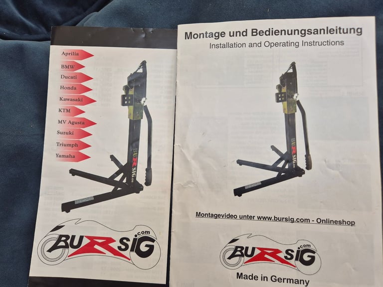 image for  Bursig motorcycle stand