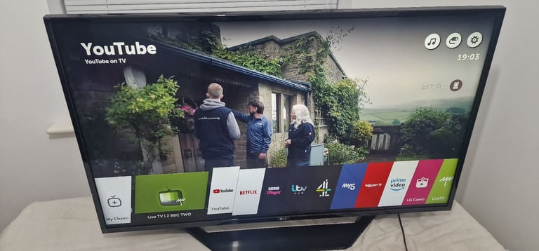 image for LG 49" 4k smart tv _ can deliver