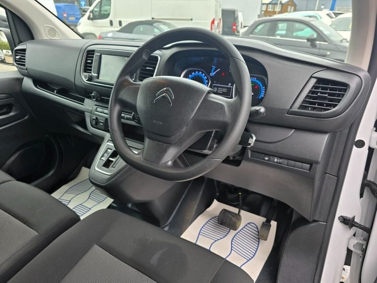 2023 Citroen Dispatch E 1000 75 kWh Enterprise M in white, 12,000 miles, full service history, 1 ...