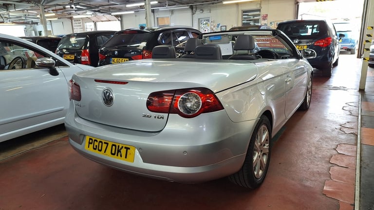 2007 Volkswagen EOS 2.0 TDI Diesel Sport DSG Automatic Convertible From £3,195 + Retail Package C...