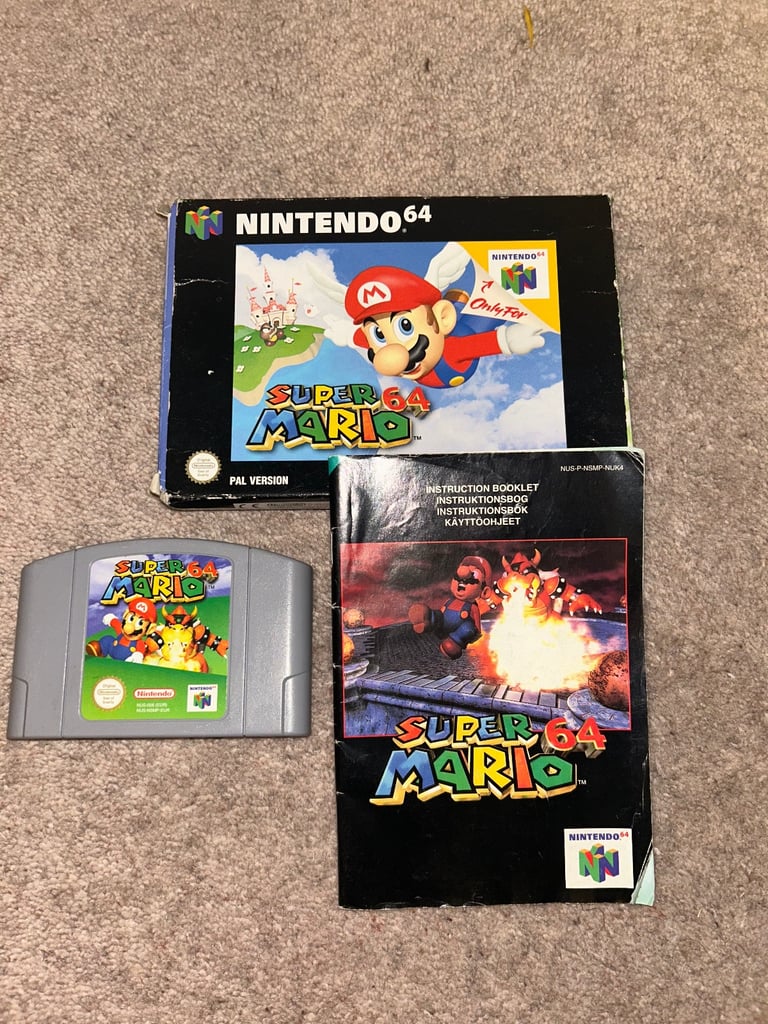 Nintendo 64 BUNDLE With 3 GAMES