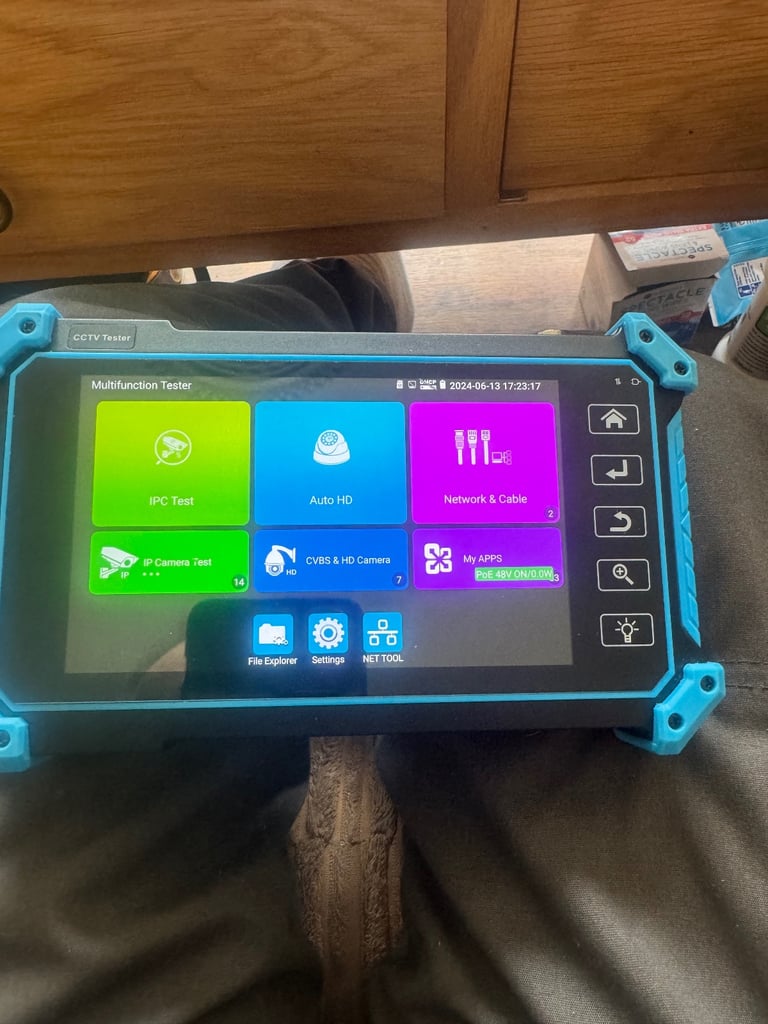 ANOLOG AND LAN CABLE TEST METER CCTV