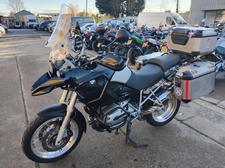 2007 07 BMW R 1200 GS AVENTURE TOURER R1200GS FULL LUGGAGE NEW MOT HPI CLEAR