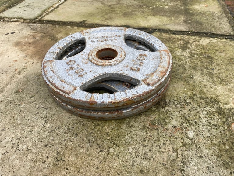 Purefitness & Sports Tri-Grip Weight Plates 2x 10kg