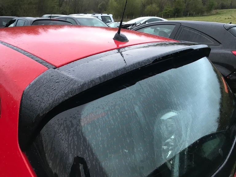 Vauxhall Corsa D Rear Spoiler and Mounting Frame 2011-2014 5 DOOR