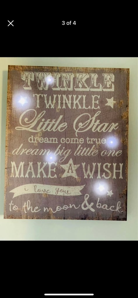 Mamas and Papas nursery wall art