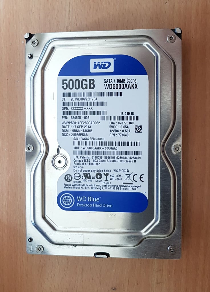 image for 500GB 3.5in Desktop Hard Drive