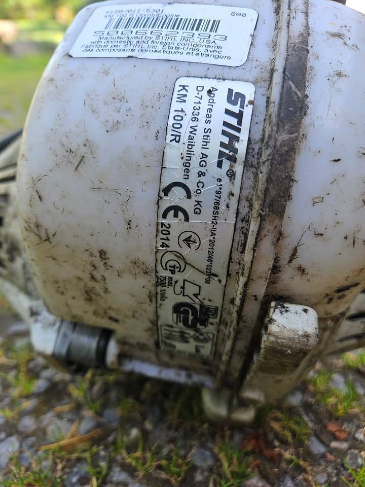 Stihl KM 100 R Combi and Strimmer attachment