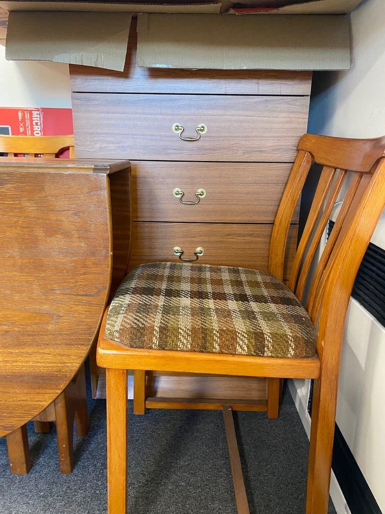 image for Free set of brown drawers 