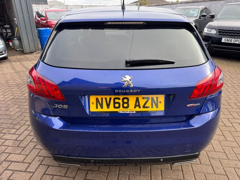 2018 Peugeot 308 1.2 PureTech GT Line Euro 6 (s/s) 5dr HATCHBACK Petrol Manual