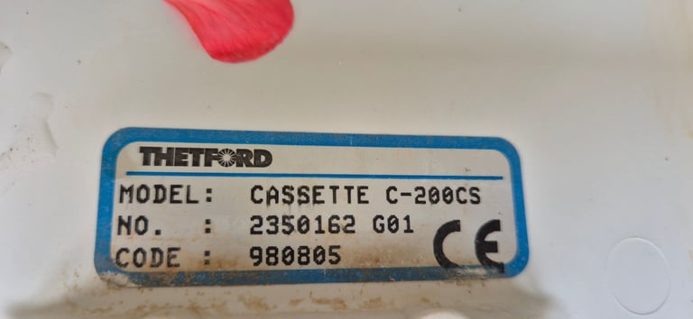 THETFORD C200CS swivel toilet with 12V flush for camper caravan motorhome boat.