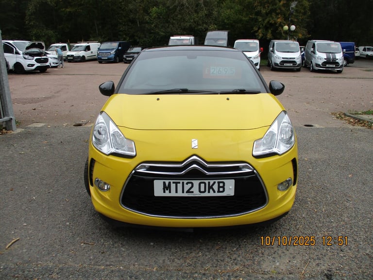 2012 Citroen DS3 1.6 VTi 16V DStyle Plus 3dr HATCHBACK Petrol Manual