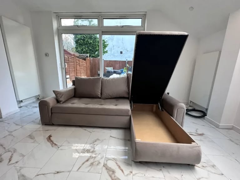 Modern Corner Sofabed with Storage – Stylish, Comfortable & Same Day Delivery
