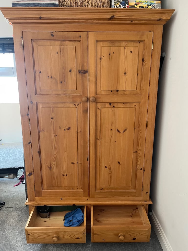 Pine wardrobe