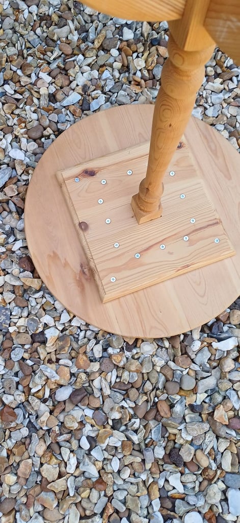 Round side table
