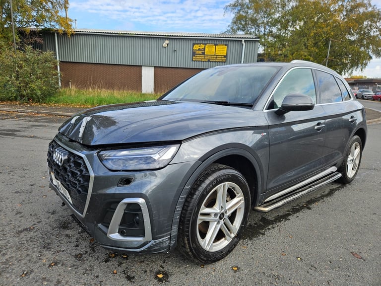 2021 21 AUDI Q5 40 TDI Quattro S Line 5dr S Tronic Damaged Salvage
